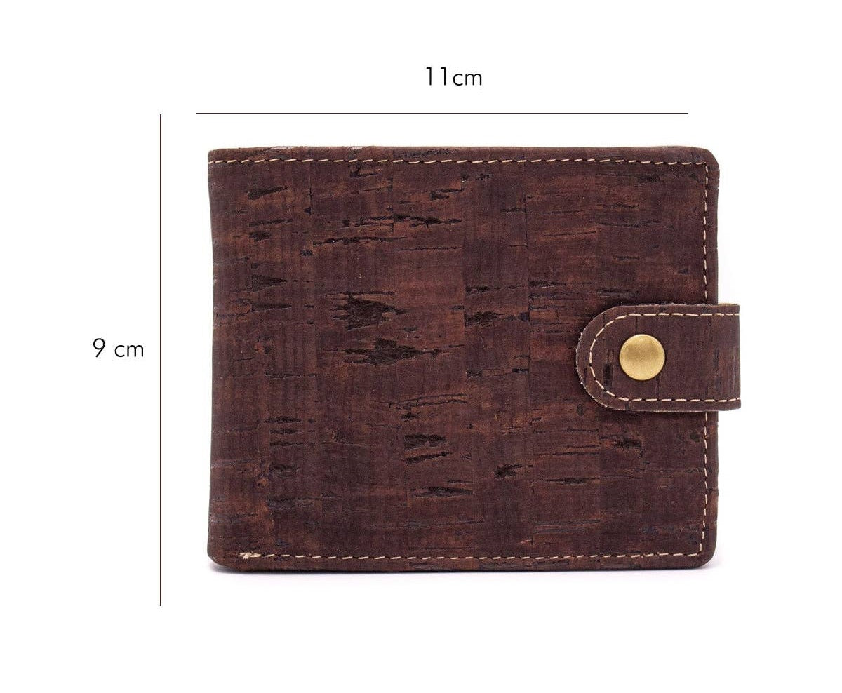 Sleek Bifold Portemonnaie "Noctis" - schwarz