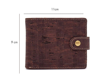 Sleek Bifold Portemonnaie "Noctis" - schwarz