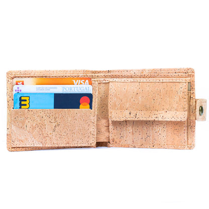 Sleek Bifold Portemonnaie "Noctis" - natur