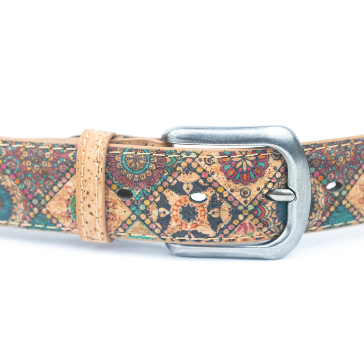 Damengürtel aus Naturkork 3,3cm