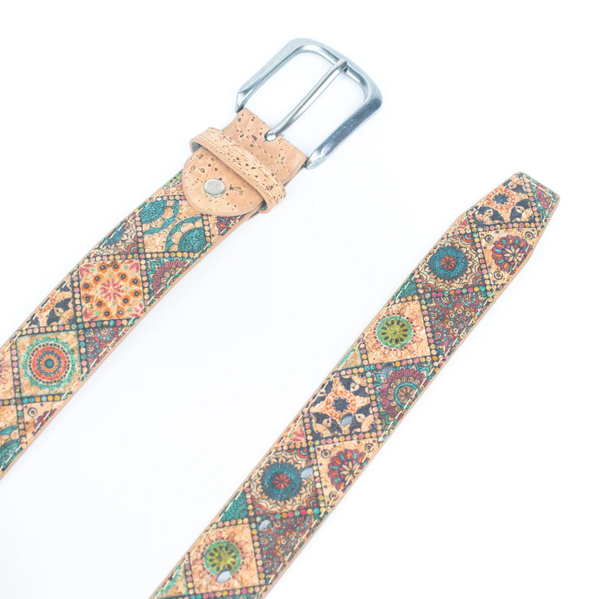 Damengürtel aus Naturkork 3,3cm