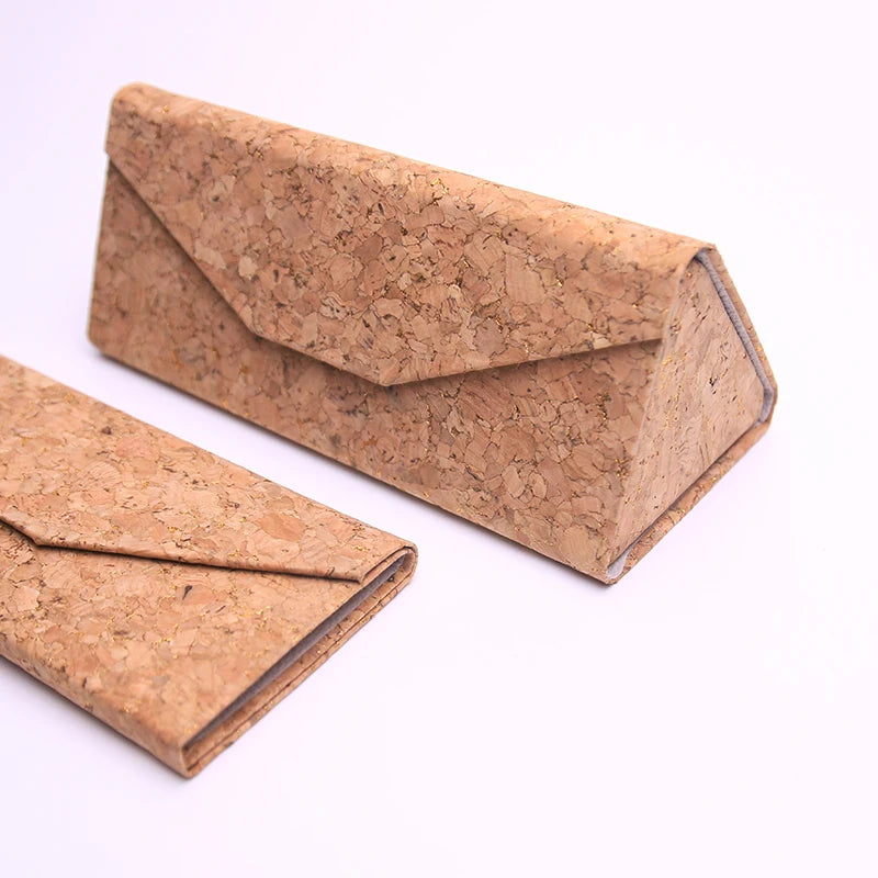Brillenetui aus Naturkork gold-natur