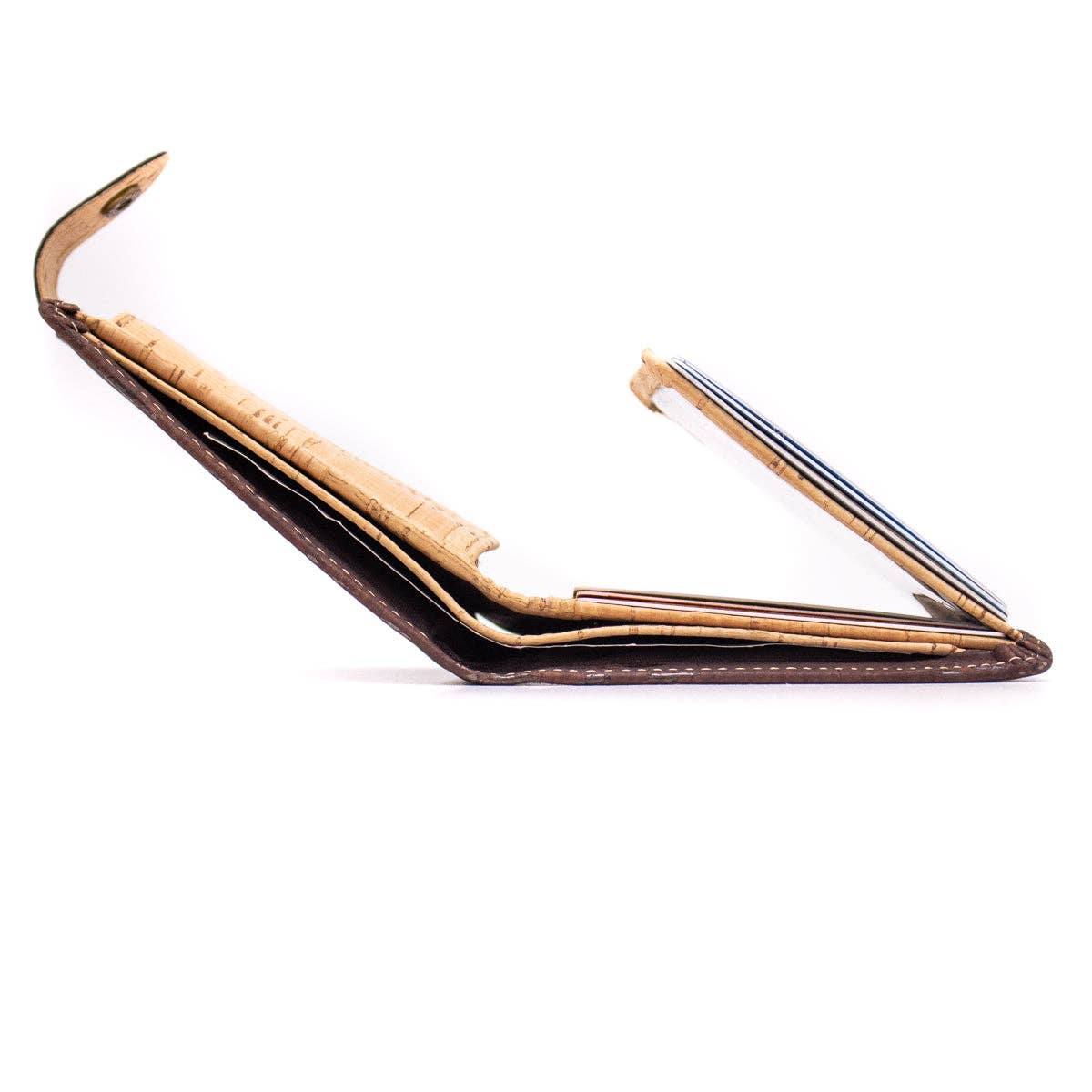 Sleek Bifold Portemonnaie "Noctis" - schwarz