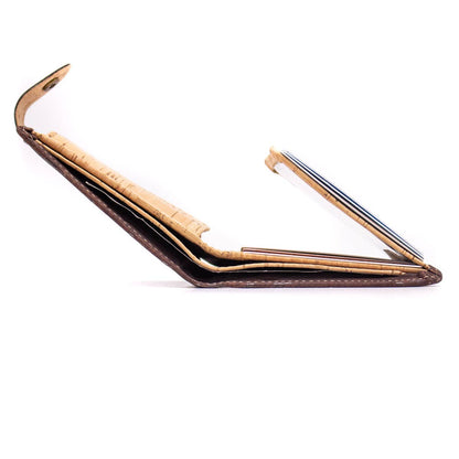 Sleek Bifold Portemonnaie "Noctis" - schwarz