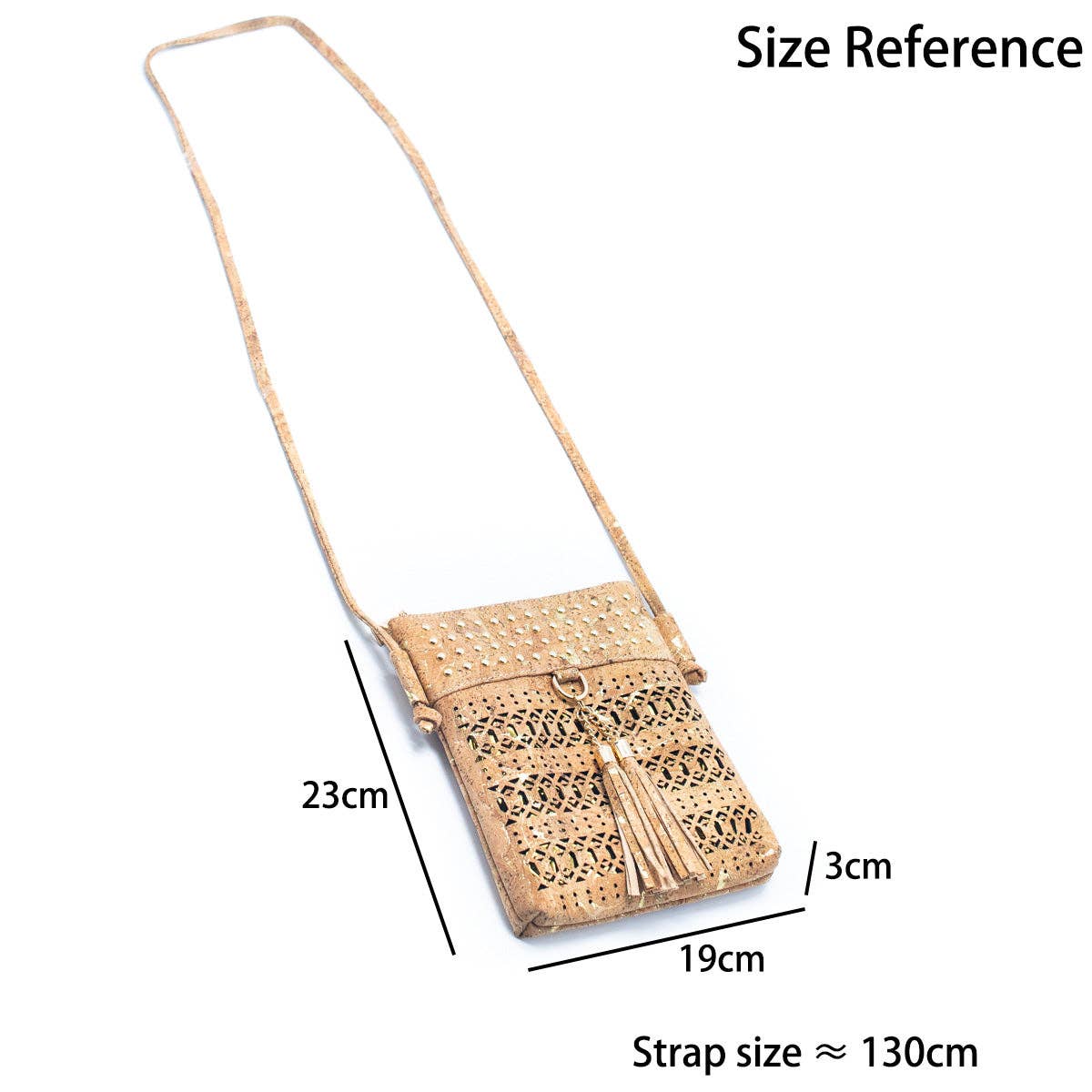 Kork Umhängetasche Goldie